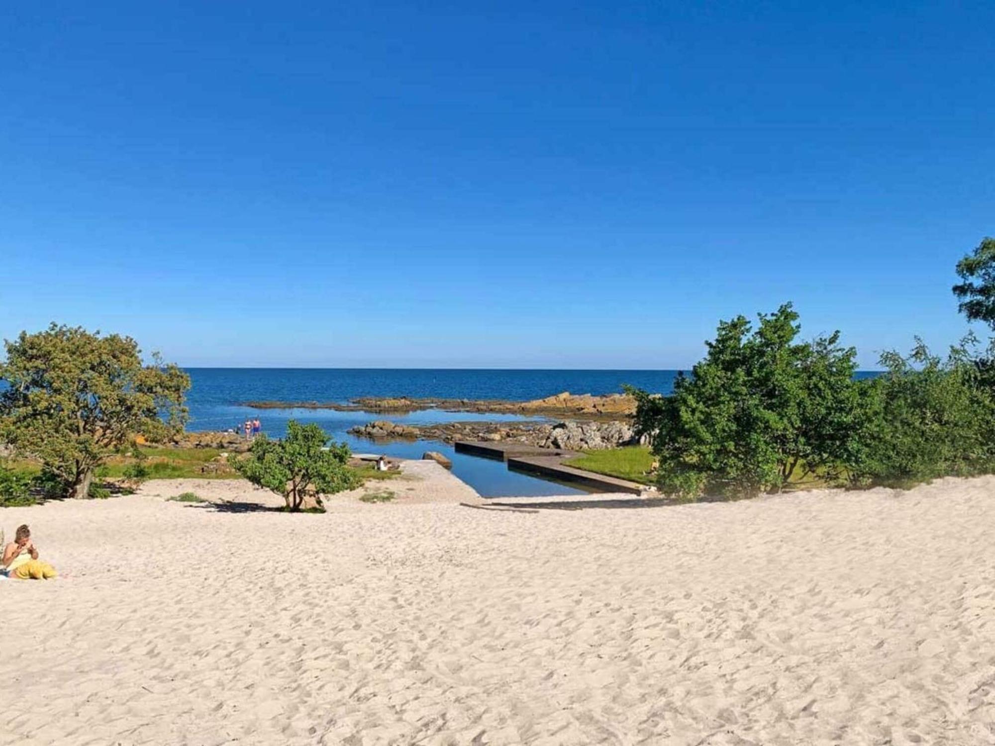 4 Person Holiday Home In Svaneke Esterno foto